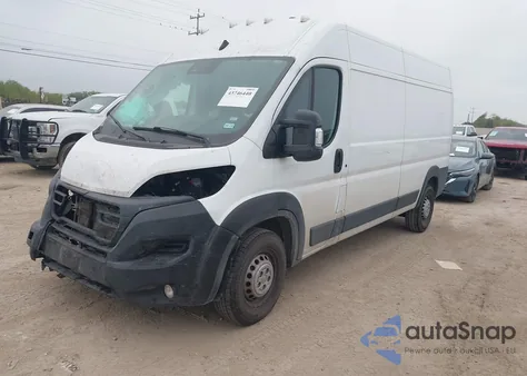2025 Ram Promaster 2500 Tradesman High Roof 159 Wb W/Pass Seat из США, поврежденный, VIN 3C6LRVDG7SE507860